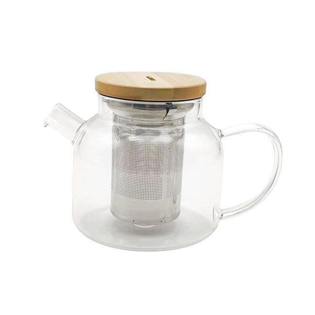 Glass Flower Teapot