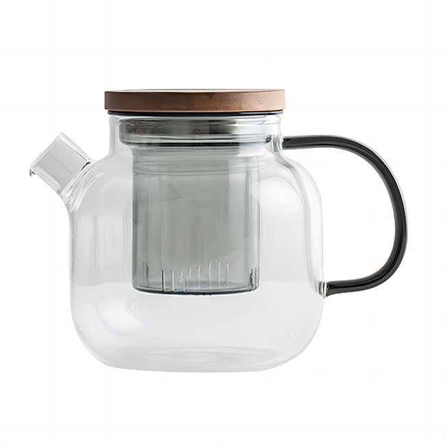 Glass Flower Teapot