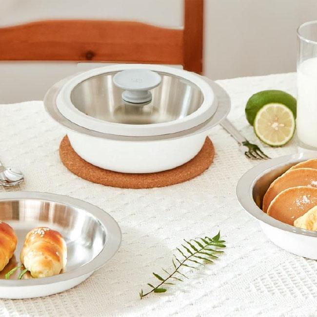 MakEat Pan-Ceramic White