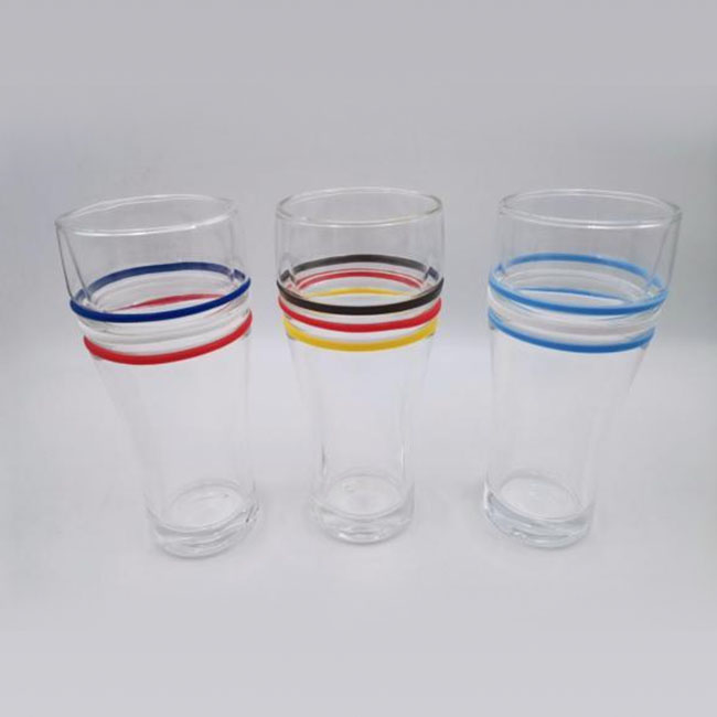 World Cup-double Glass Beer Cup