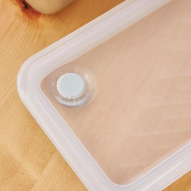 Double Box airtight silicone top cover