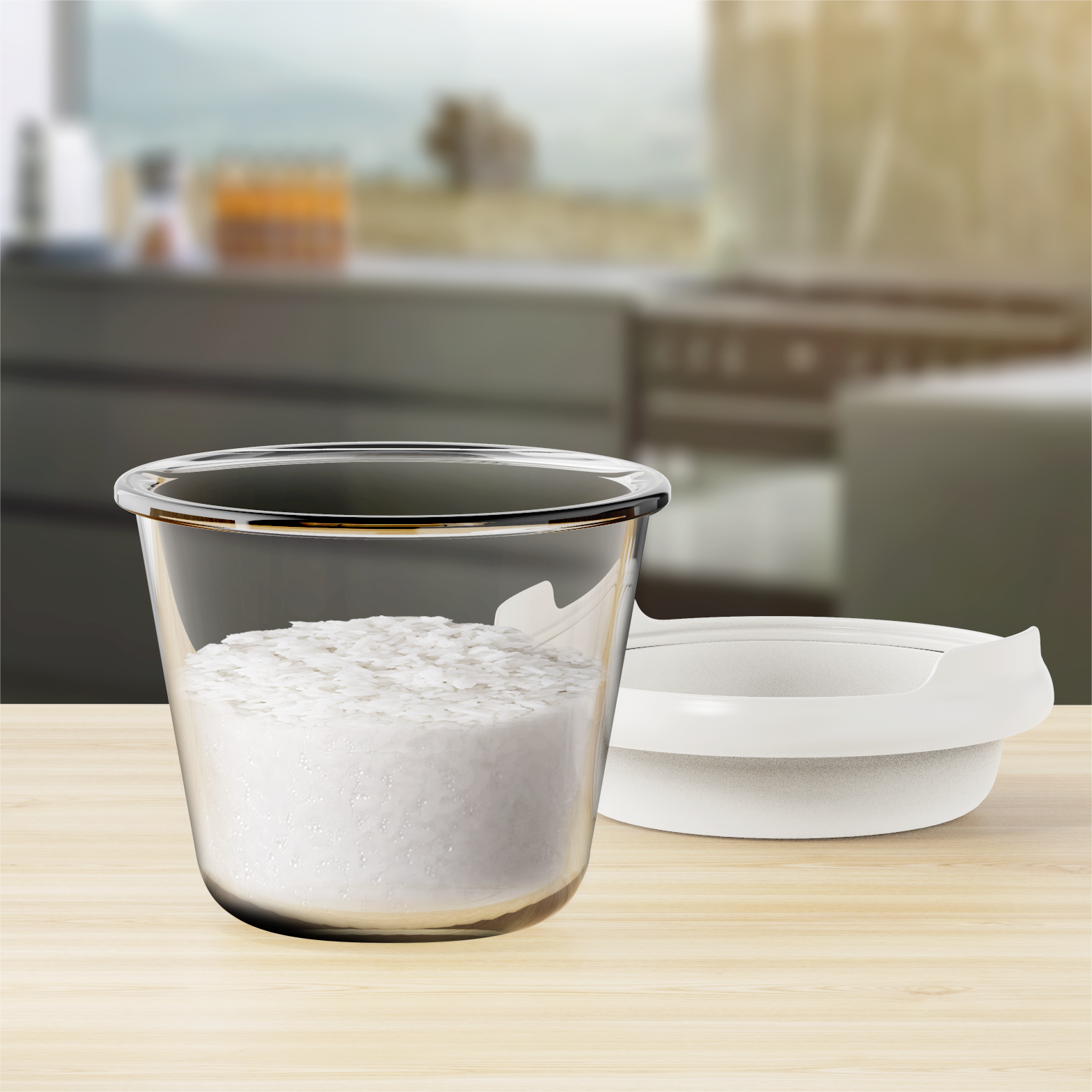 Serves One | Microwave Rice Cooker