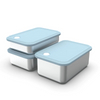 Double Box airtight silicone top cover