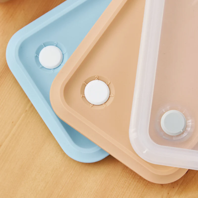 Double Box airtight silicone top cover