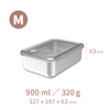 Double Box Steam Microwave Crisper