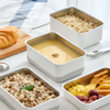 Double Box Steam Microwave Crisper - Rice White