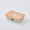 Double Box Stainless Steel Compartmentalized Crisper