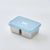 Double Box Stainless Steel Compartmentalized Crisper