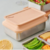 Double Box Microwavable Stainless Steel Bento Box