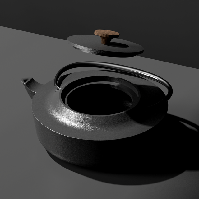 Cast Iron Tea Pot